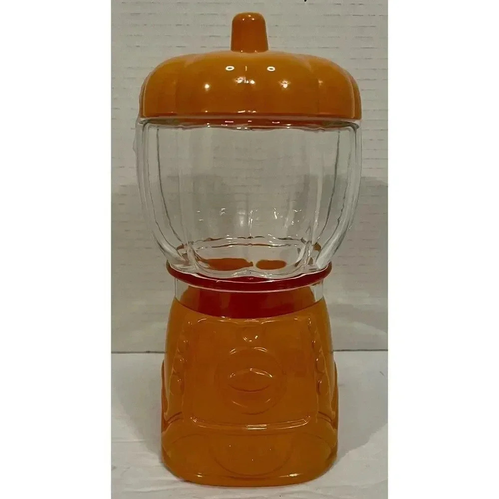 Orange Gumball Machine Ceramic Glass Halloween Decor‎ Target NEW